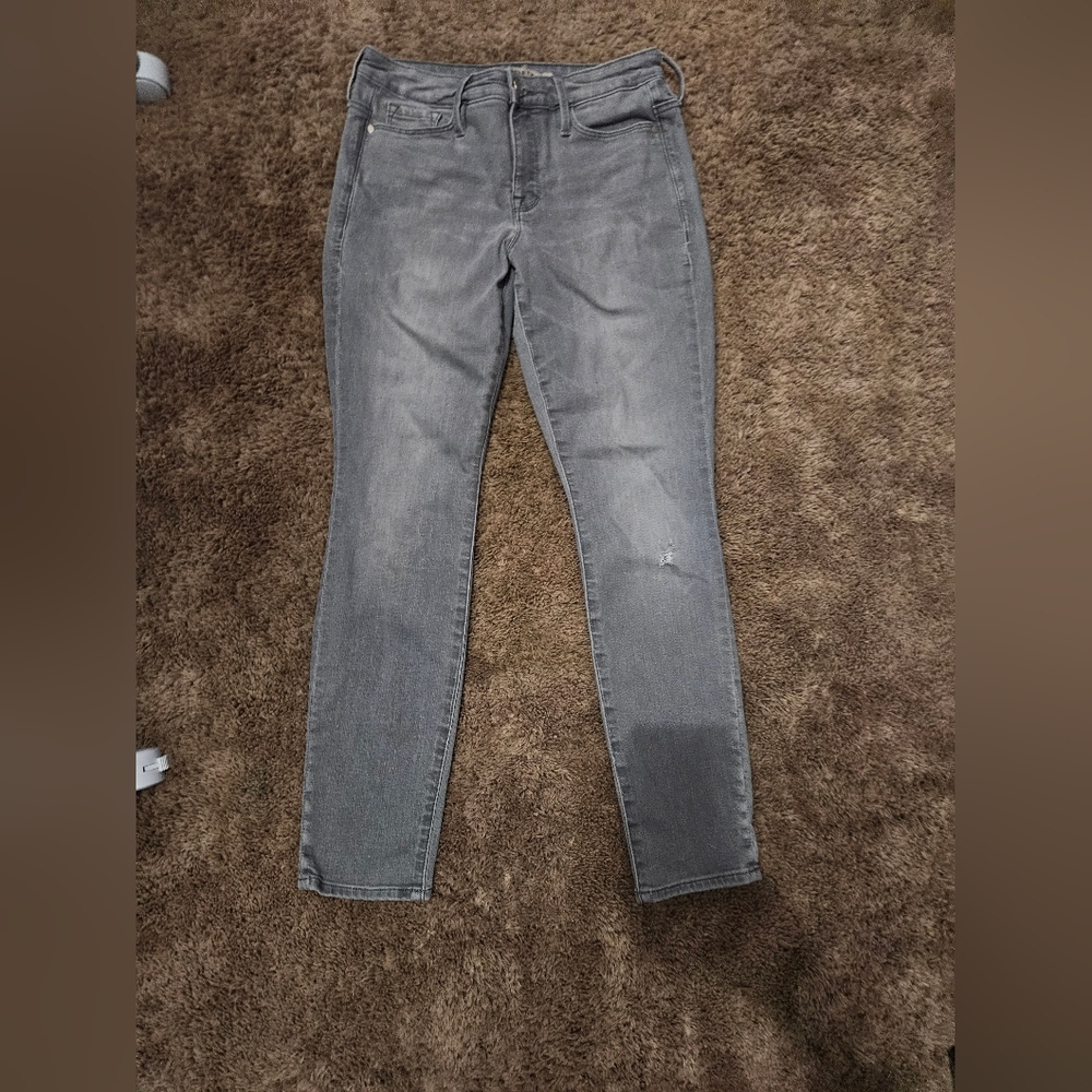 Athleta Women's Gray Skinny Jeans. Size 4p